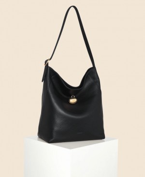 Cafuné Drop Hobo Tote Çanta Kadın Siyah | OBL1040AA