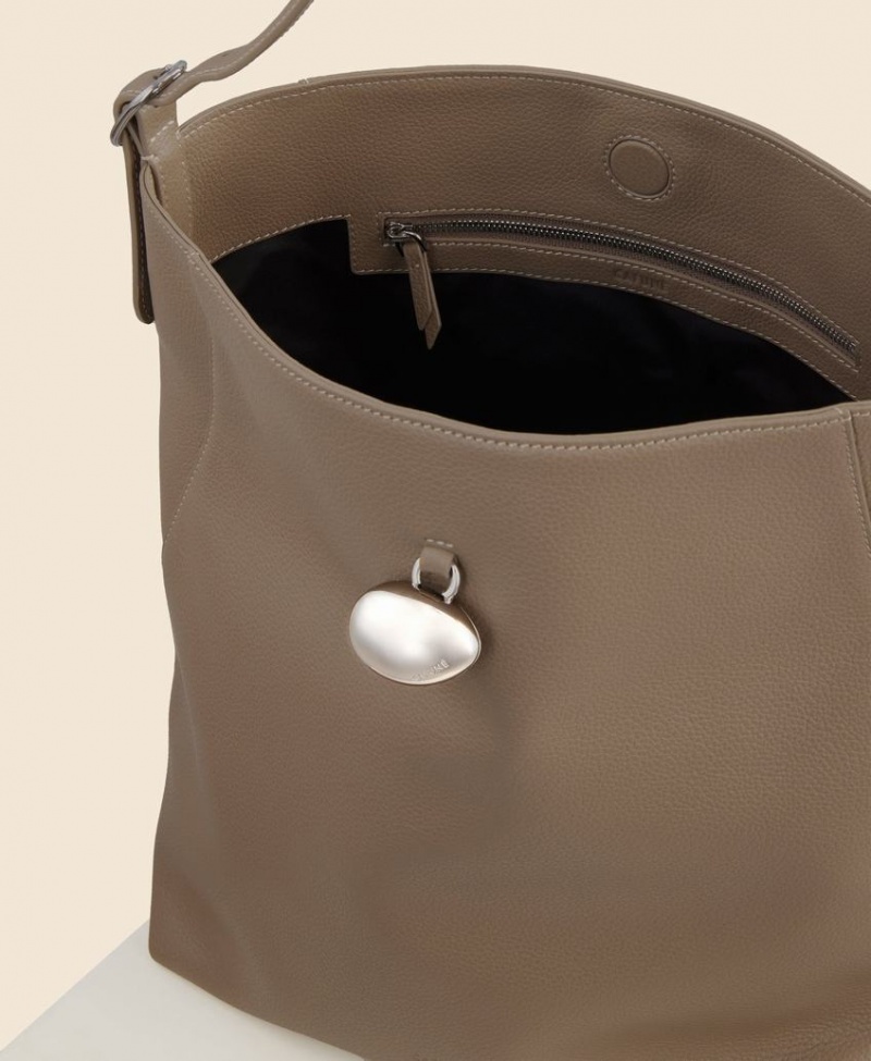 Cafuné Drop Hobo Tote Çanta Kadın Gri Kahverengi | AXX1088JZ