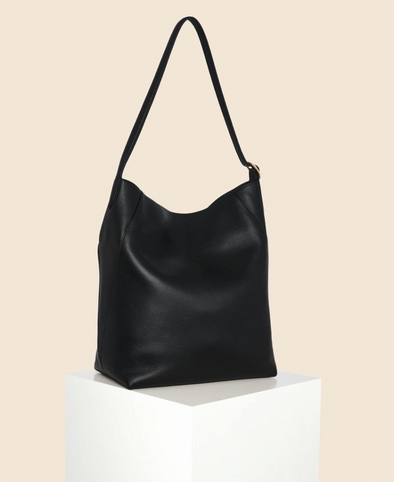 Cafuné Drop Hobo Tote Çanta Kadın Siyah | OBL1040AA