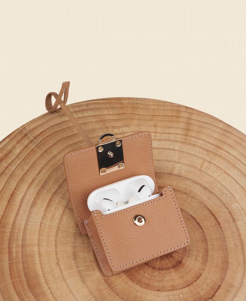 Cafuné Stance Pod AirPods Case Mini Çanta Kadın Kahverengi | GSI4034KT